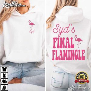 Flamingo Bachelorette Tropical Hen Party Custom T Shirt (3)