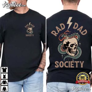 Rad Dad Society Cool Dad Club Fathers Day T Shirt (4)