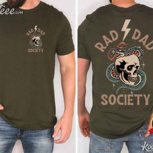 Rad Dad Society Cool Dad Club Fathers Day T Shirt (2)