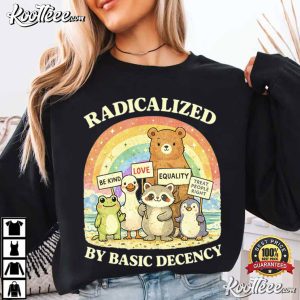 Radicalized By Basic Decency Goose Human Rights Protest Rally T-Shirt Radicalized By Basic Decency Goose Human Rights Protest Rally T Shirt (1)