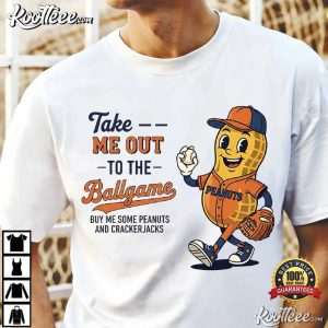 Take Me Out To The Ballgame Classic Baseball Fan Nostalgia T Shirt (4)