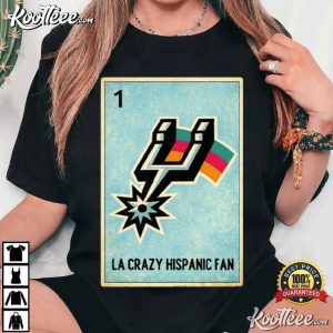 San Antonio Spurs Basketball Fiesta Lotería Graphic T-Shirt San Antonio Spurs Basketball Fiesta Lotería Graphic T Shirt (4)