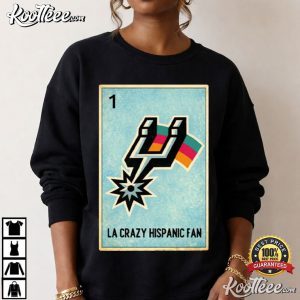 San Antonio Spurs Basketball Fiesta Lotería Graphic T-Shirt San Antonio Spurs Basketball Fiesta Lotería Graphic T Shirt (1)