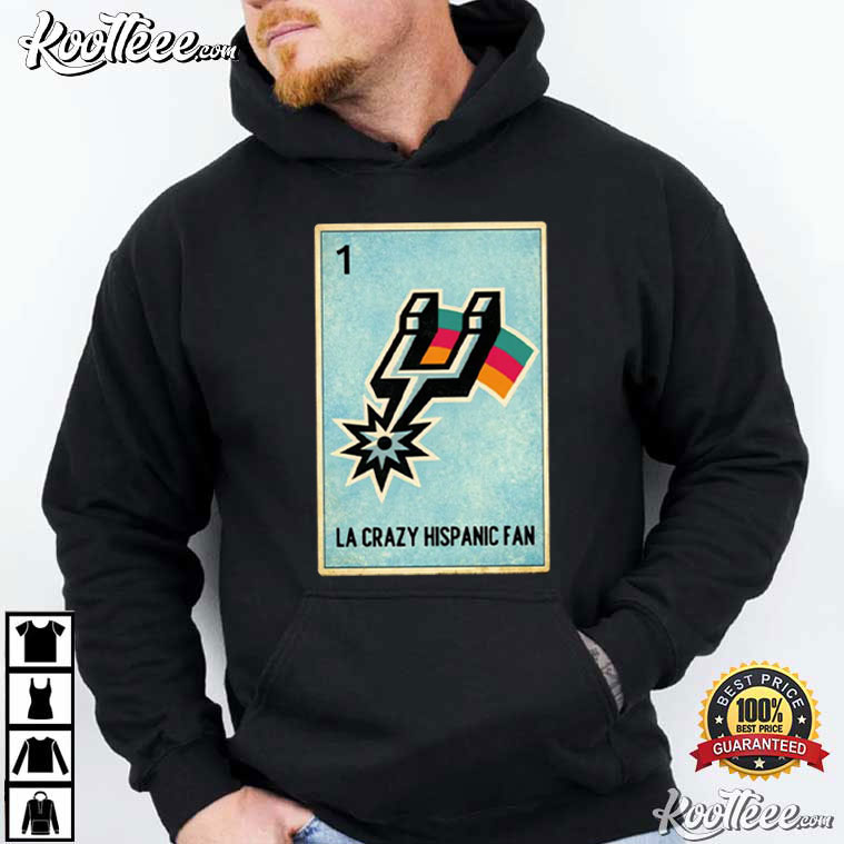 San Antonio Spurs Basketball Fiesta Lotería Graphic T-Shirt San Antonio Spurs Basketball Fiesta Lotería Graphic T-Shirt