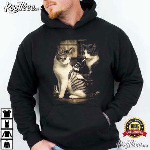 Cat Tattoo Funny Meme Graphic Parody Vintage T-Shirt Cat Tattoo Funny Meme Graphic Parody Vintage T Shirt (4)