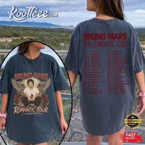 Bruno Mars Romantic Tour Vintage Pop Concert Music Lover T Shirt (4)