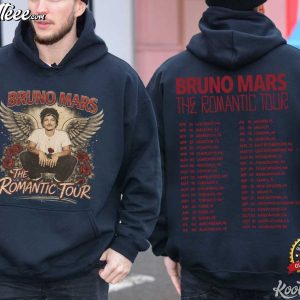 Bruno Mars Romantic Tour Vintage Pop Concert Music Lover T Shirt (3)