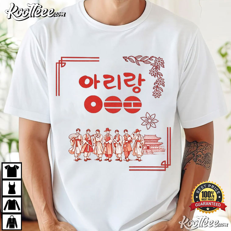 Arirang BTS World Tour Kpop Hanbok T-Shirt Arirang BTS World Tour Kpop Hanbok T-Shirt