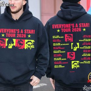 Everyone’s A Star Tour 2026 5 Seconds Of Summer Graphic T Shirt (4)