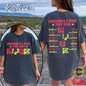 Everyone’s A Star Tour 2026 5 Seconds Of Summer Graphic T Shirt (2)