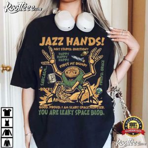 Jazz Hands You Sleep I Watch Project Hail Mary Sci Fi Space Novel T Shirt (2)