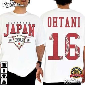 Ohtani No 16 Japan Team Baseball Personalized Vintage T Shirt (4)