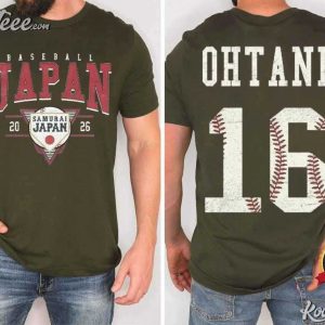 Ohtani No 16 Japan Team Baseball Personalized Vintage T Shirt (1)