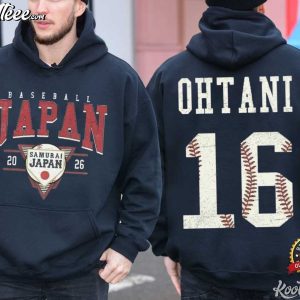 Ohtani No 16 Japan Team Baseball Personalized Vintage T Shirt (2)