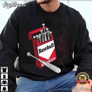Baseball Bat And Balls Parody Sports Humor T Shirt (1)