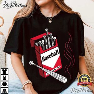 Baseball Bat And Balls Parody Sports Humor T Shirt (5)