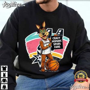 San Antonio Basketball Crazy Hispanic Spurs Fan T Shirt (1)