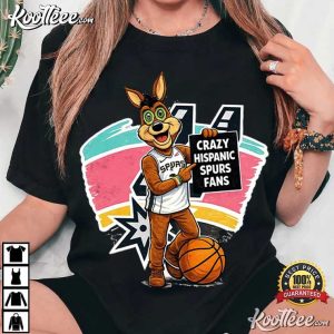San Antonio Basketball Crazy Hispanic Spurs Fan T Shirt (3)