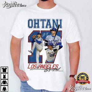Ohtani No 17 Los Angeles Vintage Baseball Game Day T Shirt (1)