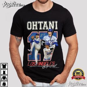 Ohtani No 17 Los Angeles Vintage Baseball Game Day T Shirt (2)