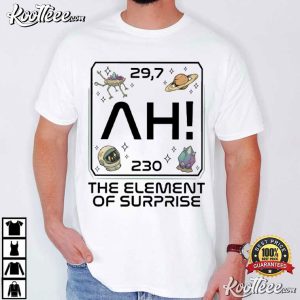 Project Hail Mary Ah Element Of Surprise Sci Fi Space Novel T Shirt (2)