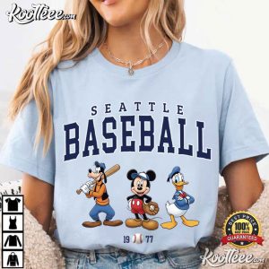 Seattle Baseball Vintage Cartoon Game Day T-Shirt Seattle Baseball Vintage Cartoon Game Day T Shirt (3)