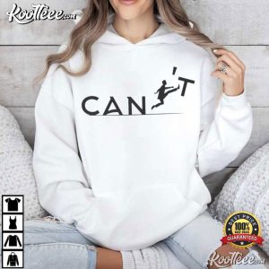 Can't With Running Figure Motivational Typography T Shirt (4)