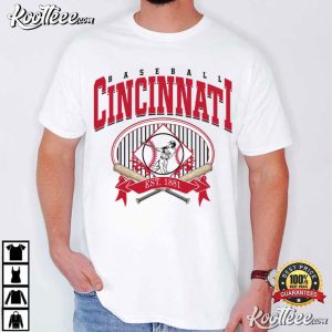 Cincinnati Baseball Vintage Game Day Fan T Shirt (2)