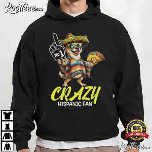 Crazy Hispanic Fan Chihuahua Mexican Basketball T Shirt (4)