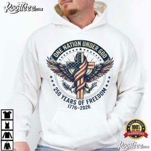 One Nation Under God 250 Years Patriotic T Shirt (4)