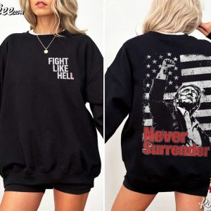 Trump Never Surrender A Defining Moment T Shirt (2)