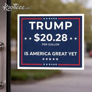 Gas Prices Trump 20 28 Political Sticker