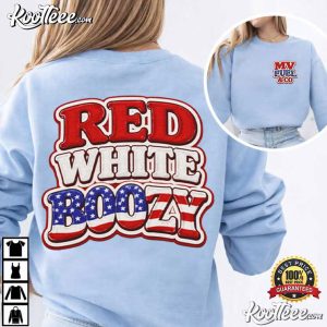 4th Of July Red White And Boozy Patriotic Drinking T Shirt (3)