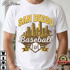San Diego Baseball Vintage Retro Game Day T Shirt (4)