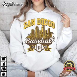 San Diego Baseball Vintage Retro Game Day T Shirt (2)