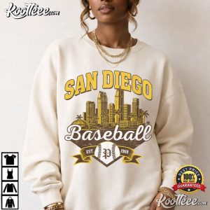 San Diego Baseball Vintage Retro Game Day T Shirt (3)