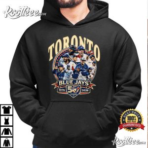 Toronto Blue Jays 50 Year Anniversary Vintage T Shirt (4)