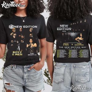 New Edition Way Tour 2026 RnB Music Fan Vintage Concert T Shirt (2)