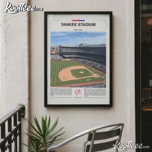 Yankee Stadium New York MLB Baseball Poster (1)