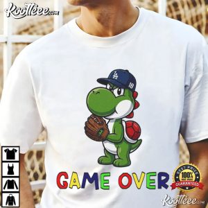 Super Mario Yoshinobu Yoshi LA Baseball Game Over T Shirt (2)