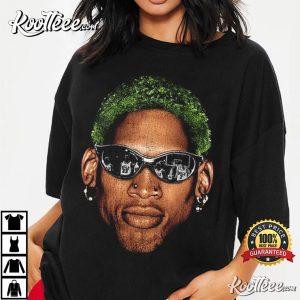 Dennis Rodman Big Face Basketball T-Shirt Dennis Rodman Big Face Basketball T Shirt (4)