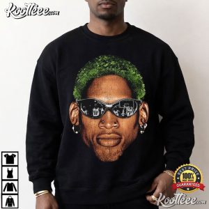 Dennis Rodman Big Face Basketball T-Shirt Dennis Rodman Big Face Basketball T Shirt (2)