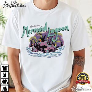 Disney Greetings From Mermaid Lagoon Neverland T Shirt (4)