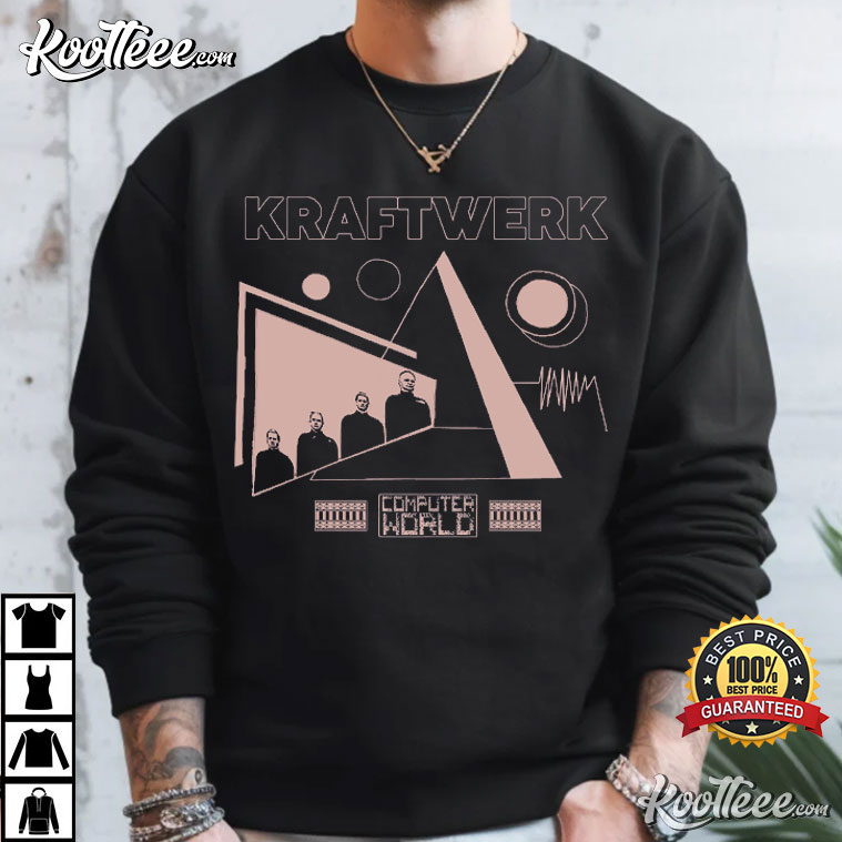 Kraftwerk Computer World Fan Art Music Band T-Shirt Kraftwerk Computer World Fan Art Music Band T-Shirt
