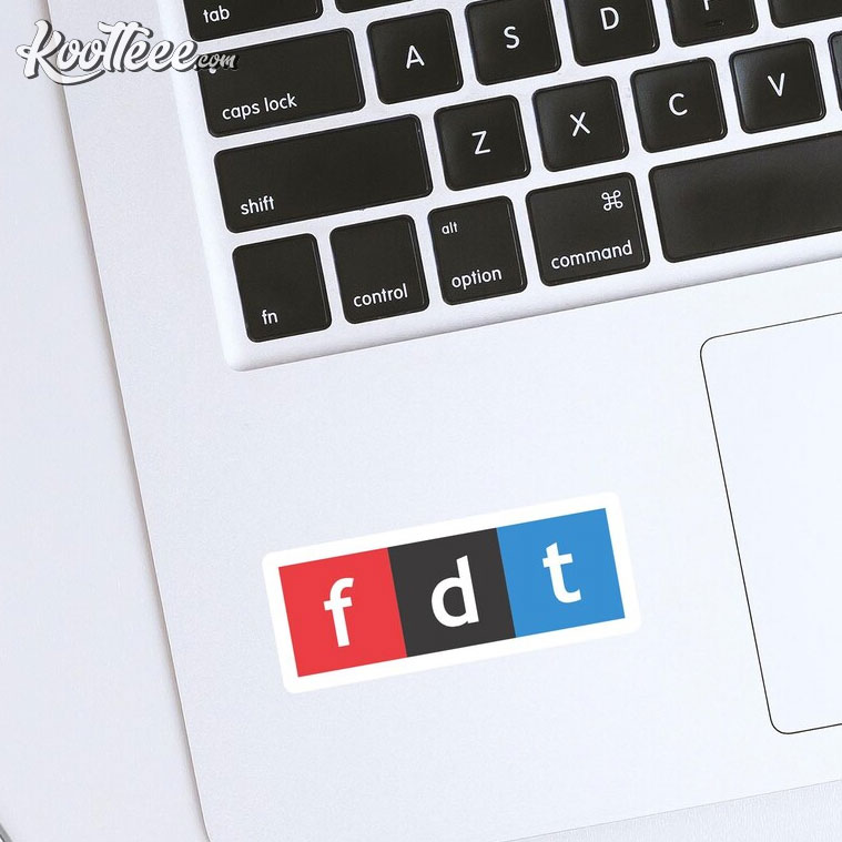 FDT NPR Parody Anti Trump Sticker FDT NPR Parody Anti Trump Sticker