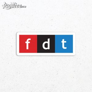 FDT NPR Parody Anti Trump Sticker