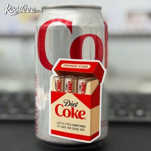 Funny Diet Coke Fridge Cigs Sticker Funny Diet Coke Fridge Cigs Sticker 1