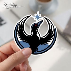 Minnesota Rebel Alliance MN State Bird Loon Protest Sticker 2