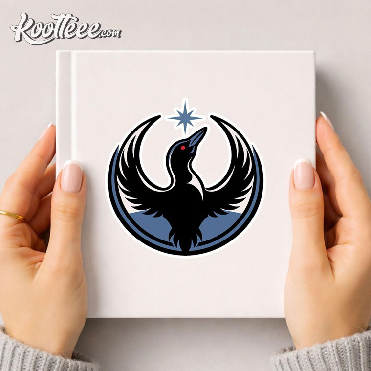 Minnesota Rebel Alliance MN State Bird Loon Protest Sticker Minnesota Rebel Alliance MN State Bird Loon Protest Sticker