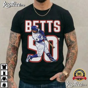 Mookie Betts Dodgers 50 LA Baseball T Shirt (2)